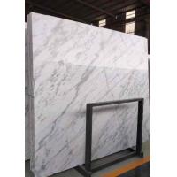 China Decorative White Carrara Marble Tile , White Marble Kitchen Countertops factory