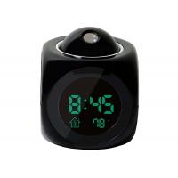 China 7.5*7.5cm Multifunction Vibe LCD Talking Projection Alarm Clock Time & Temp Display Calendar/Temperature/Time Display factory