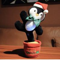 China EN71-1-2-3 Christmas Light Up Singing Animal Toys For Kids factory