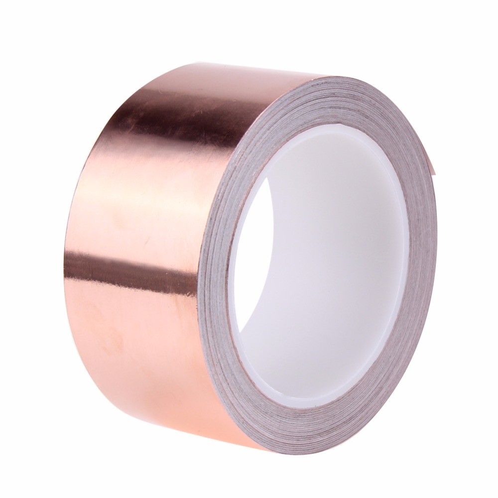 China Heat Resistant Thickness 0.035mm Thermal Copper Foil Tape for sale