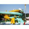 China Outdoor Spiral Slide Water Slide Playground For Amusement Park 1 Year Wanrranty factory