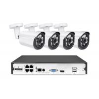 China 2MP 4 Camera Poe Nvr Surveillance System  , IP66 Poe Video Security System factory