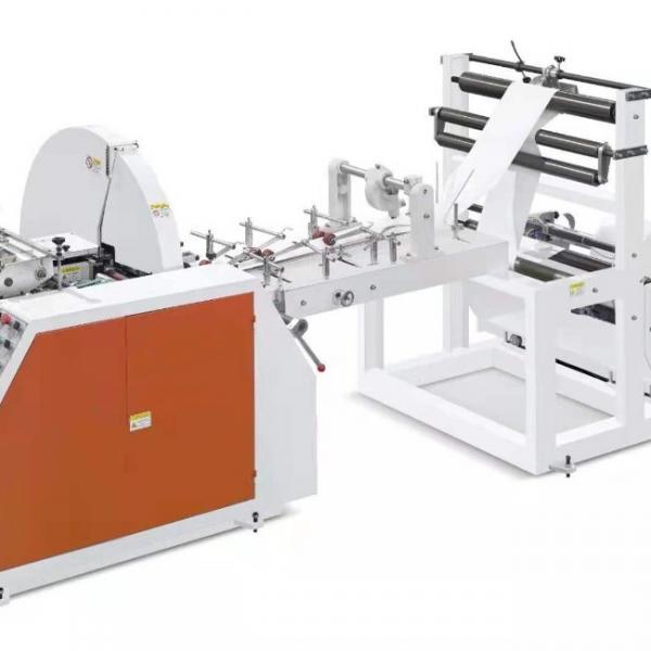 Quality Adjustable Roll Feeding Common V Bottom Paper Bag Machine With Tracking for sale