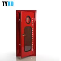 China Lockable Weatherproof Fire Extinguisher Cabinets Cold Rolled Steel Made factory
