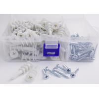China White Pe Fish Like 13X40mm Drywall Screw Inserts For Gypsum Board factory