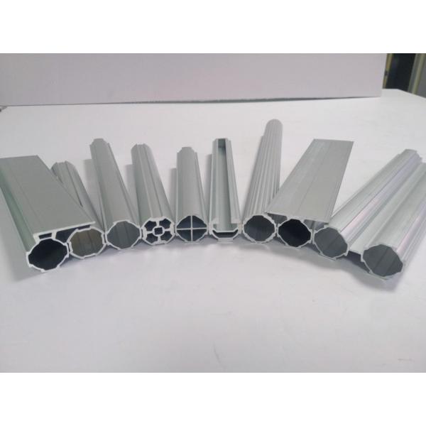 Quality Lean Aluminum Alloy Tube Diameter 28mm Tube Wall Thickness 1.7mm Flat Silver for sale