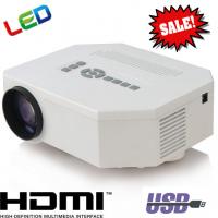 China LED HDMI USB Portable Projector With SD VGA For Home Cinema Display 3D Proyector factory