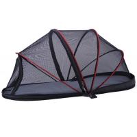 Quality Ventilation Nylon Mesh Cozy Waterproof Dog Tent Black Cute Pet Supplies for sale