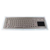 Quality IP67 Dynamic Water Proof Touchpad Keyboard , Stainless Steel Industrial Keyboard for sale