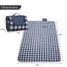 China Machine Washable Polar Fleece Packable Picnic Blanket 78*59 Inches factory