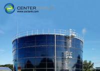 China Bolted Steel Potable Water Storage Tank With Aluminum Dome Roof factory