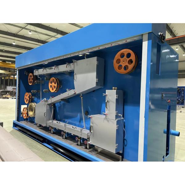 Quality Automatic Big Copper Wire Drawing Machine / Aluminium Drawing Machine With Online Annealer for sale