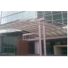 China Safe Reliable Stainless Steel Awning , Commercial Metal Canopy Filter 99% Ultraviolet Rays factory