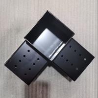 China Wood Construction Black Electrophoretic Paint Spraying Metal Hardware Kit Pergola Extension Frame Corner Brackets for sale