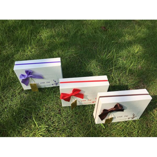 Quality Customized Empty Rigid Paper Gift Box Chocolate Gift Box Packaging For Festival for sale