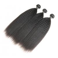 China 12 Inch Remy Malaysian Curly Hair Bundles With Closure Strict Quality Control factory