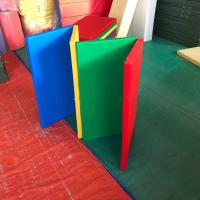 China Best-109 Childrens Soft Play Equipment Wrestling Folding Mats With 4 Sided Velrco factory