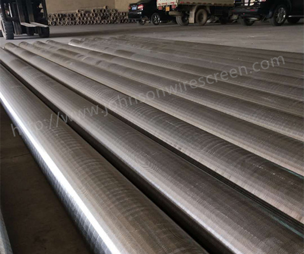 Quality SS 316 L Wire Wrapped Screen / Johnson Well Screen 6000mm Length for sale