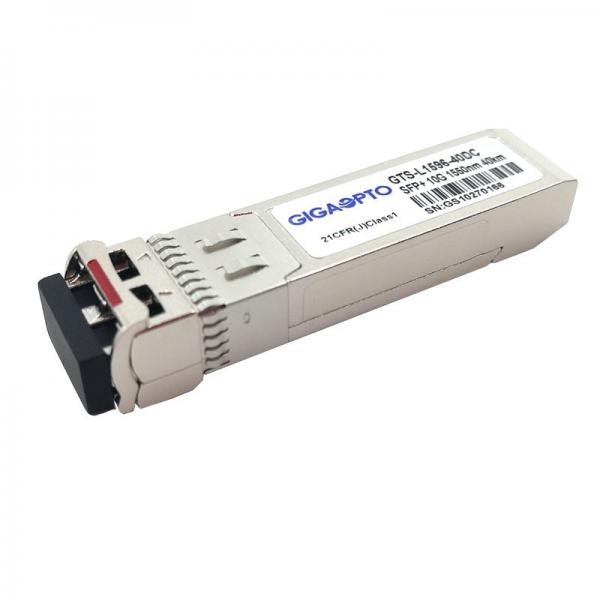 Quality 10GBASE-ER 40km 1550nm SFP+ Single Mode Fiber Transceiver Module LC DOM for 10GbE for sale