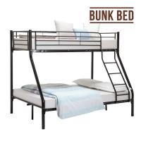 China Black Heavy Duty Strong Military Bunk Bed , Steel Bunk Beds For Adults for sale