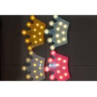 China LED Crown Shaped Birthday Party Decoration Items Various Sizes Available factory