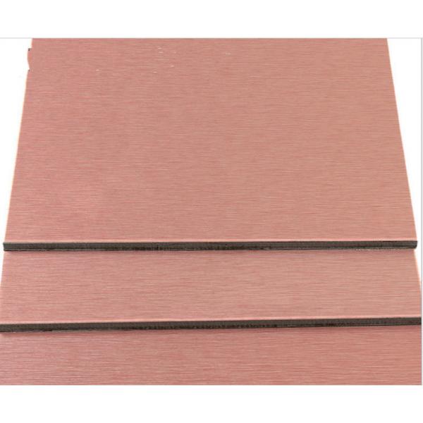 Quality 3mm Mould Proof Brushed 1220*2440mm Alu Composite Panel for sale
