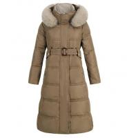 China Custom Clothing Factory China Women'S Slim Down Jacket Long Winter Coat Hooded Puffer Jacket factory
