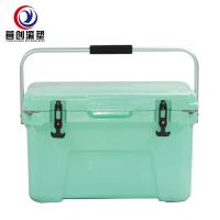 Quality Customized Rotomolded Cooler Box In Green UV Resistant With Handle for sale