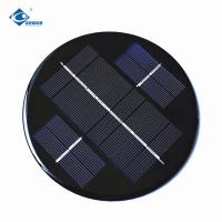 China ZW-R130 Poly Silicon thin film solar panel 1.4W 6V 0.2A for solar panel battery factory