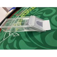 China Transparent Poker Shoe Baccarat Cheat System Blackjack Clear Card Reading factory