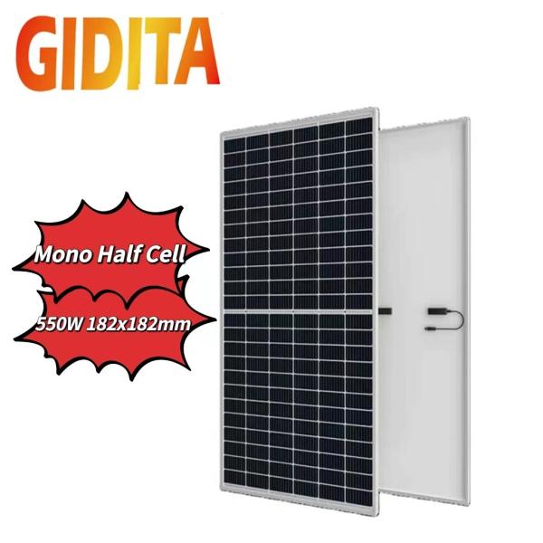 Quality Home Electricity Monocrystalline 550w Solar Panel Ground Mounting for sale