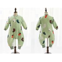 China Boys Girls Muslin Baby Pajamas / Cotton Baby Pajamas Snap Button Or Zipper factory