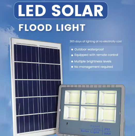 China High Power Solar LED Floodlight IP67 500W 420W 300W 240w Outdoor LED Solar Flood Light factory