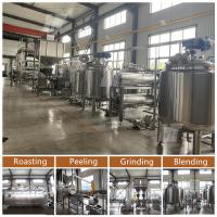 China 300-2000KG/H Peanut Butter Production Line Peanut Butter Milling Machine LNG factory