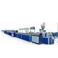 China Automatic Twin Screw Plastic Profile Extrusion Line , Plate Pvc Extrusion Machine for sale