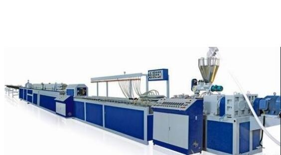Quality Automatic Twin Screw Plastic Profile Extrusion Line , Plate Pvc Extrusion Machine for sale