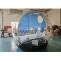 China Customized Clear Inflatable Snow Globes Giant Outdoor Blow Up Snow Globe factory