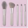 China Private Label Wooden Handle Makeup Brushes Angular Blush Type 100% Brand New factory