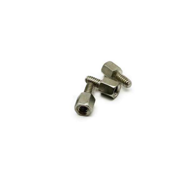 Quality M3 Metric Male Female Standoffs 0.72g Single Weight Copper Coated for sale