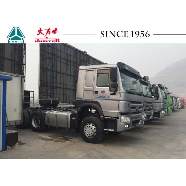 Quality 10 Wheeler HOWO A7 Tractor Truck , HOWO 6x4 Tractor With 371HP Euro II Engine for sale