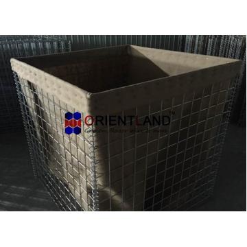 Quality Flood Control Hesco Baskets 4mm 5mm Wire Diameter Square Hole MIL 6 for sale