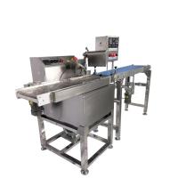 China Automatic Chocolate Tempering Machine With Enrobing Table factory