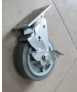 Quality 230KG Dumpster Casters Swivel Plate Caster With Side Brake for sale
