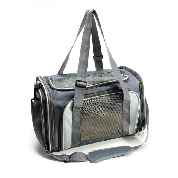 Quality Black Pet Carrier Travel Bag Dog Cat Oxford Breathable 16.3x14.6x3.2" 17x11x9.5 for sale