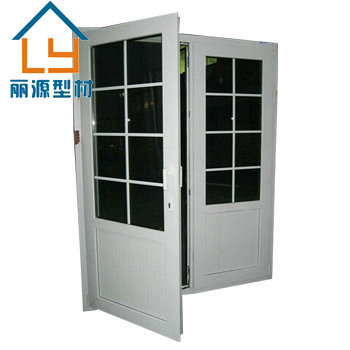 Quality UPVC Veka French Door Low Threshold Dustproof Heat Insulation Customized for sale