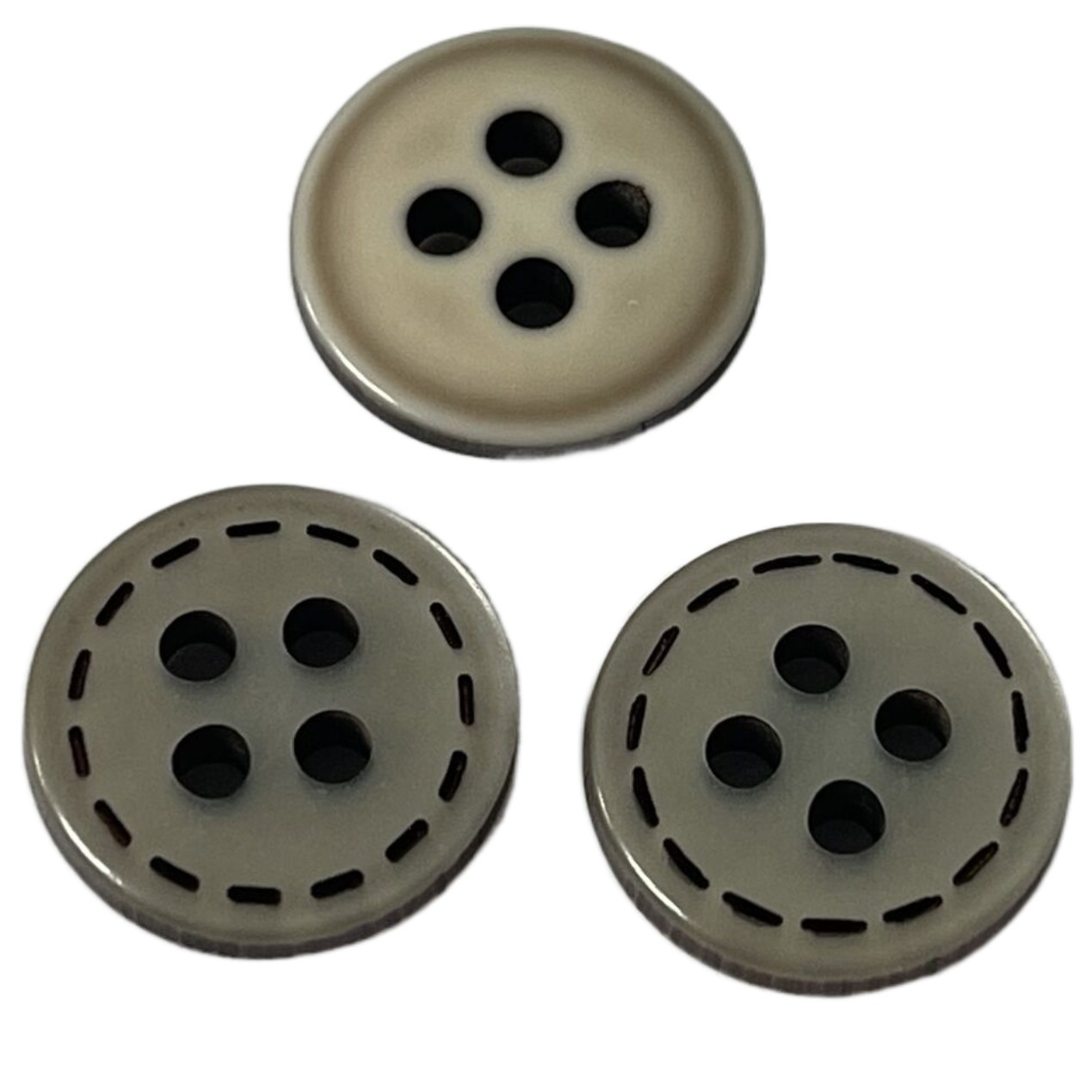 China 4 Holes 18mm Silked Print Plastic Shirt Buttons Use On Shirt Blouses Clothing factory