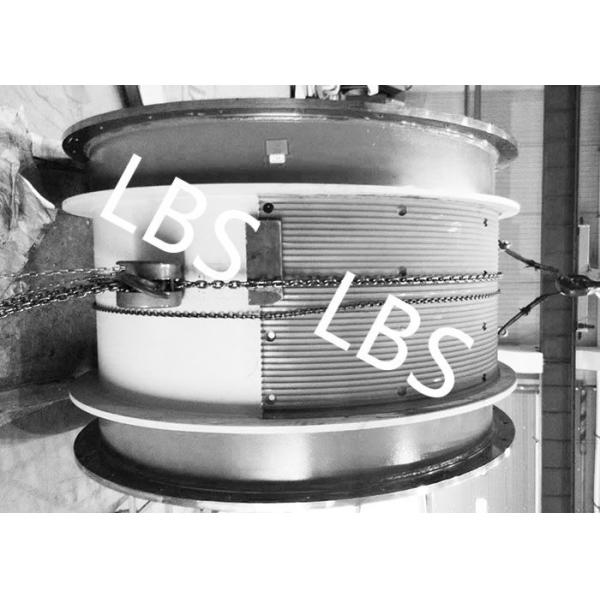 Quality Heavy Steel Wire Rope Winch Drum With LBS Double Broken Line Rope Groove for sale