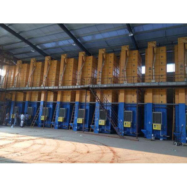 Quality Low Temperature Circulating Grain Dryer / 8-15 Tons Dhal Electric Grain Dryer for sale