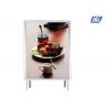 China Snap Open Poster Display Stands , Angle Adjustable Poster Stand Black Frame factory