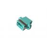China MPO/MTP OM3 up-down Aqua optical fiber connector adapter for Telecommunications factory